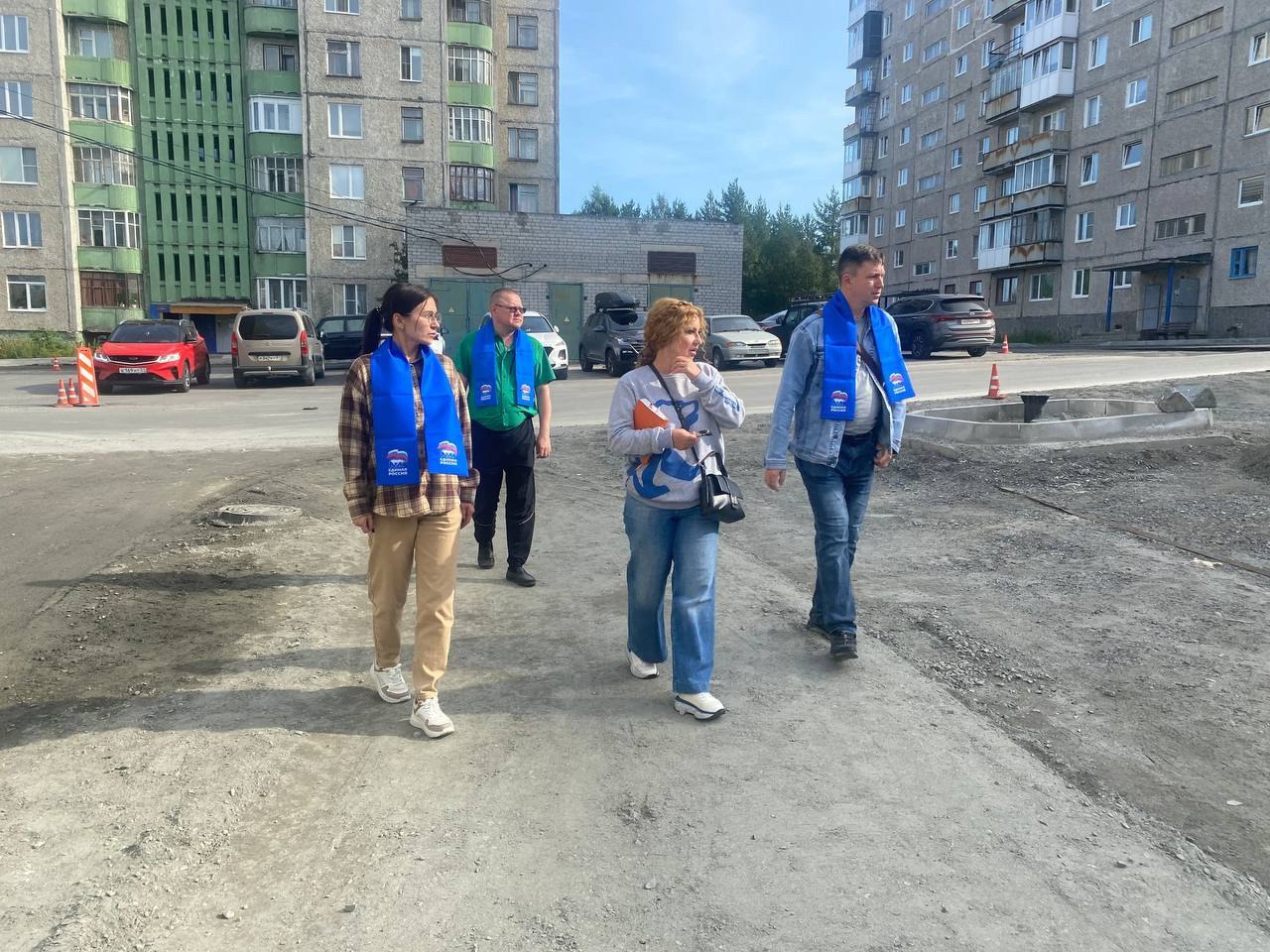«Партийный десант» в Оленегорске и Кандалакше оценил ход выполнения ремонтных дорог