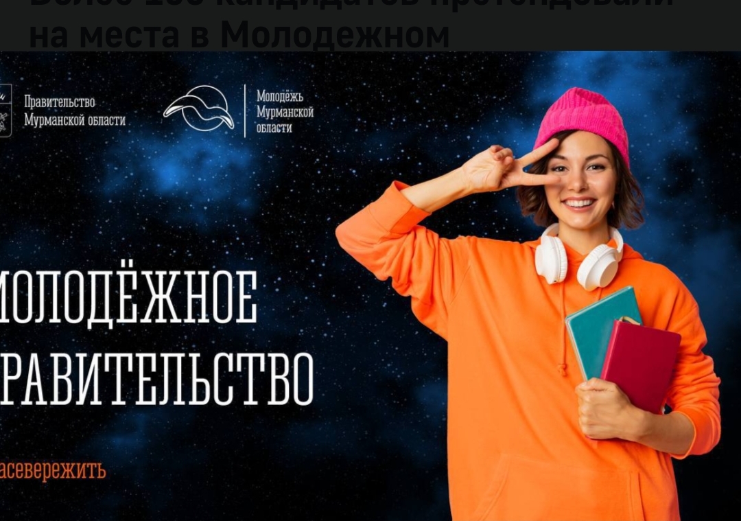 Более 100 кандидатов претендовали на места в Молодежном правительстве Мурманской области
